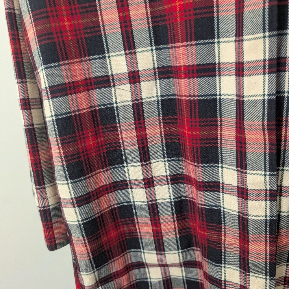 MAJE PLAID SHIRT DRESS SIZE 1 - Picture 6 of 9